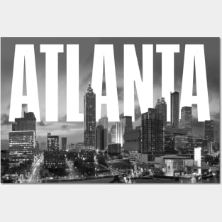 Atlanta Cityscape, Posters and Art